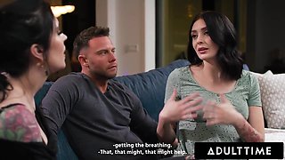 Adult Time - Preggo Cuckquean Charlotte Sins Wants Her Spouse To Fuck Their Doula So She Can Observe! - Anna De Ville (Prego Anna, Seth Gamble)