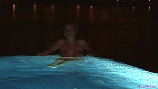 Late Night Skinny Dip with a View
