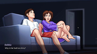 step sister and anon make hot seen in summertime saga part 7