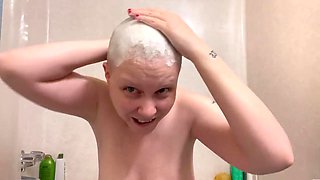 Humiliated women with shaved heads endure extreme degradation