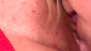 3some sex with sexy mature in lingerie, fishnets, and heels