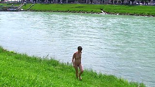 Cute blonde girls at beach hidden cam