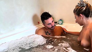 Hot Blonde Babysitter Gets Fucked Hard by Tattooed Stud