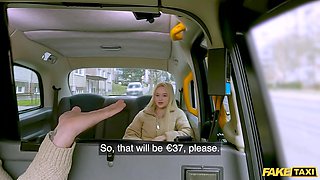Russian slutty Blonde Jessie Ames got fucked by a Taxi driver