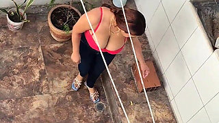 The Cleaning Lady Is Sad Because Her Husband Left for the Us; Her Boss Brightens Her Day.