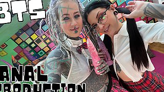 Anal Pornstars on Set - 3 Days Production - Behind the Scenes with Goth Sluts