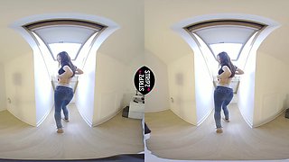 Bear Naked - Petite Teen Strips Off Jeans - Sexlikereal