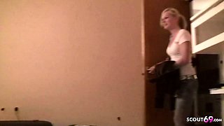 YOUNG SISTER CAUGHT STEP BROTHER FUCK AND JOIN IN - GERMAN