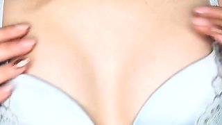 blonde teen pregnant girl has her pussy masturbated