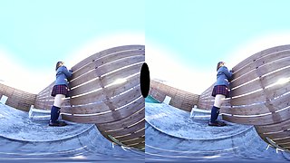 Schoolgirl Uniform Upskirt Vr Part 1 - Asian Schoolgirl Upskirt Voyeur Panties