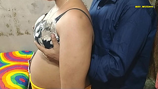 Village Desi Chatting Hot Wife and Husband Tightpush Chuple Home