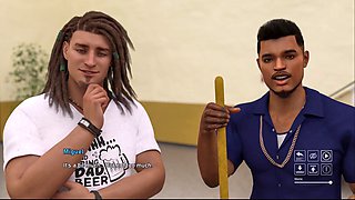 South African 3D animation exploring humid sensations and fondling