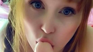 Amateur blonde teen girlfriend toyed and facialized
