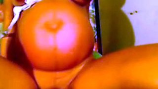 Pregnant Amateur with Big Tits on Webcam