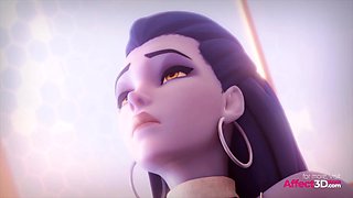 Lewd 3d animation bundle with Overwatch babes by Xordel