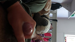 Hot Ukrainian Dilf solo masturbation