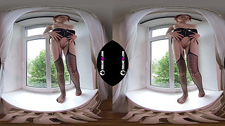 Margarita Teen Virtual 3D Strip on the Window