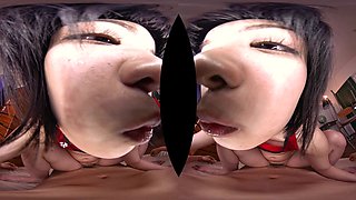 Naughty asian slut exciting VR scene