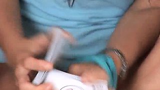 Hot hardcore teens sucking and fucking after strip poker