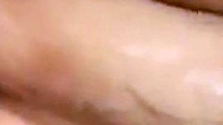 Korean Amateur with Big Tits Bathes in Oil Before Sex