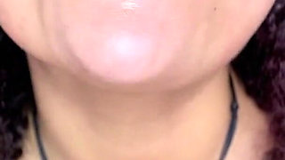 Asmr Close-up Mouth Eating Gummy Worms and Talking About Swallowing You