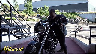 Spanish Mature Mavi Burbujita Gets Smashed By Her Younger Biker Boyfriend