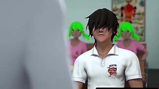 MANGA PORN LOVEMAKING COLLEGE - Ultra-kinky Stacked Principal COUGAR Gets Pulverized Doggy style In Front Of The Class - Dee Williams