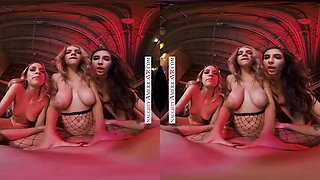 Naughty America Gabbie Carter, Gianna Dior,  Khloe Kapri halloween fuck: Porn