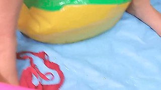 POV Diaper Romance Pool Masturbation Pee