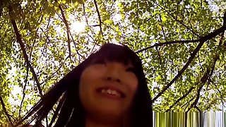 Young Japanese Stimulated With Vibrator