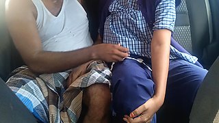 Uniform Girl Car Sex with Step Father Part 2