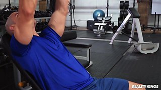 Duncan Saint's Intense Gym Passion with Latina Heat