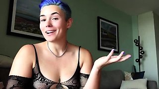 Stacked brunette goes solo toys and masturbation