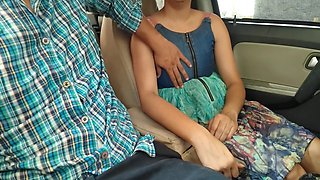 Hindi Sex - Indian Cute Teen 18+ Finger Fucked By Her Stepdad While Driving!!