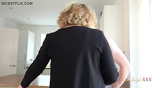 Camilla - Stepmom catches her son looking at the older neighbor