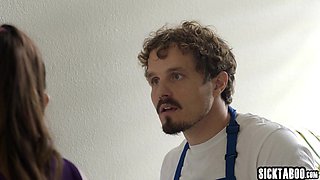 House cleaner Alison Rey fucks homeowner