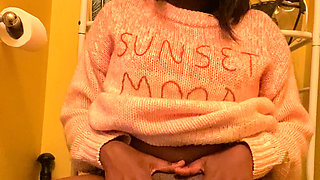 take a look at my wet sloppy pissy messy black pussy (Behind The Scenes).