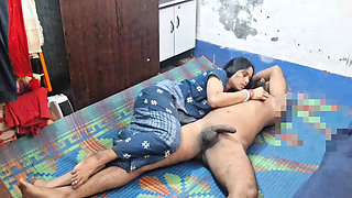 BustyPriya Gives Hot Blowjob and Fucks Boyfriend in Missionary - Homemade Desi Sex