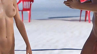 My Hotwife: Cuckold Husband Watches His Wife Fucking a Bunch of Muscular Men on the Beach - Episode 7