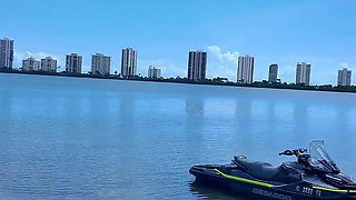 Sucking & Fucking My Jetski Instructor's Dick on the Beach