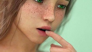 Horny Stepsister Sneaks Into Bathroom & Sucks me off - 3D Hentai Animated Porn - Milfy City