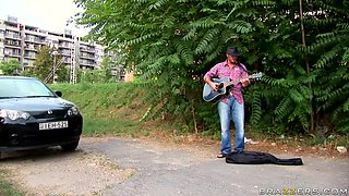 Suck On My Busker Balls With James Brossman, Anita Pearl - Brazzers