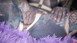 Squirting compilation - anal, sextoys - tattoo woman anuskatzz plays hard