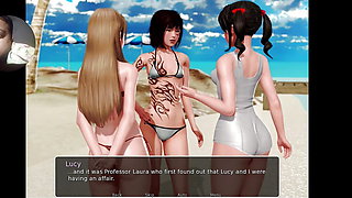 Fucking 2 Babes on Beach