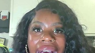 Hot Black Maid Does Some Webcam Black and Ebony