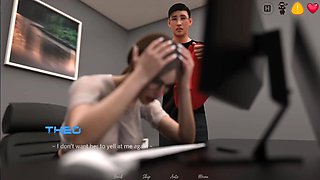 Step Sister Conversation with Office Guy