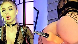 Blonde Dual Cam View by Her Fuck Machine