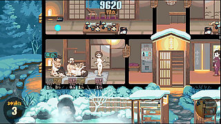 Yukiya Hot Spring the Waters of Fertility Hentai Game Ep.3 Onsen Cuckold Orgy!