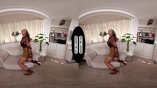 Amy Green Secretary With Stockings & Ankle Boots Rewards You With Unexpected Surprise Tease Treat