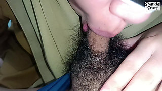 Beautiful Teacher Blowing Her Student's Dick